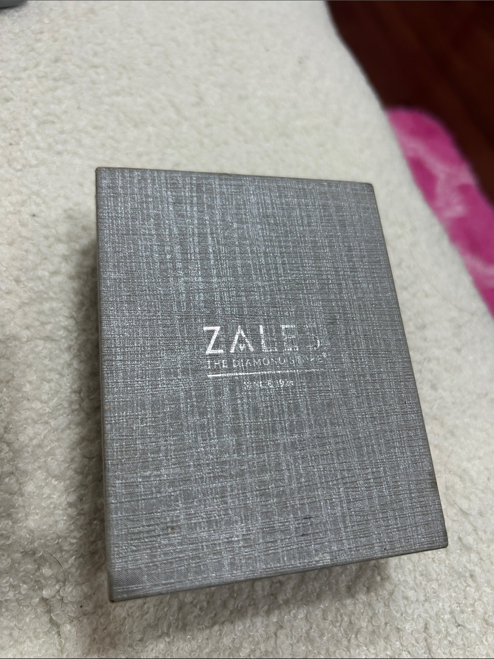 Zales Silver Jewelry Box